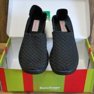 NWT BareTraps Ulricka Wedge Sandal Black Size 8.5M